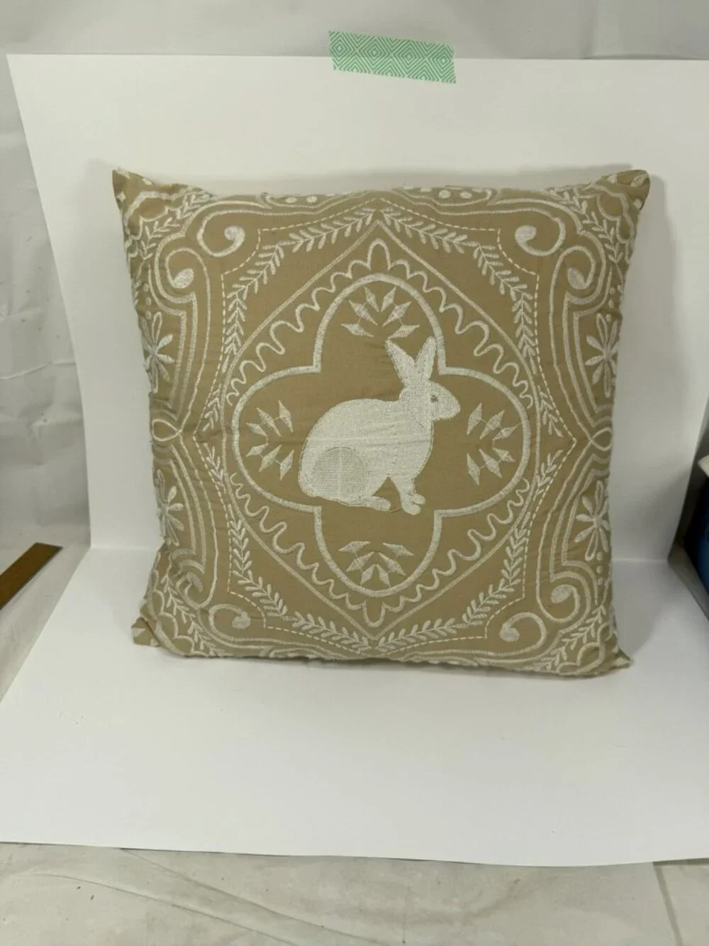 Pier 1 Imports Easter Bunny Throw Pillow 15